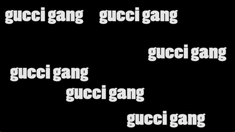 gucci gang tradotto|who sings gucci gang.